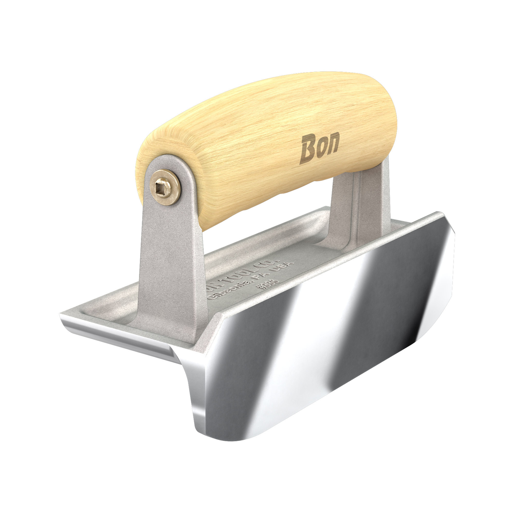 Bon Pro Plus, Edger - BulletSS - 6in. x 2 1/4in. Lip 1in. x 1/4in., Blade Material Stainless Steel, Model# 89-336